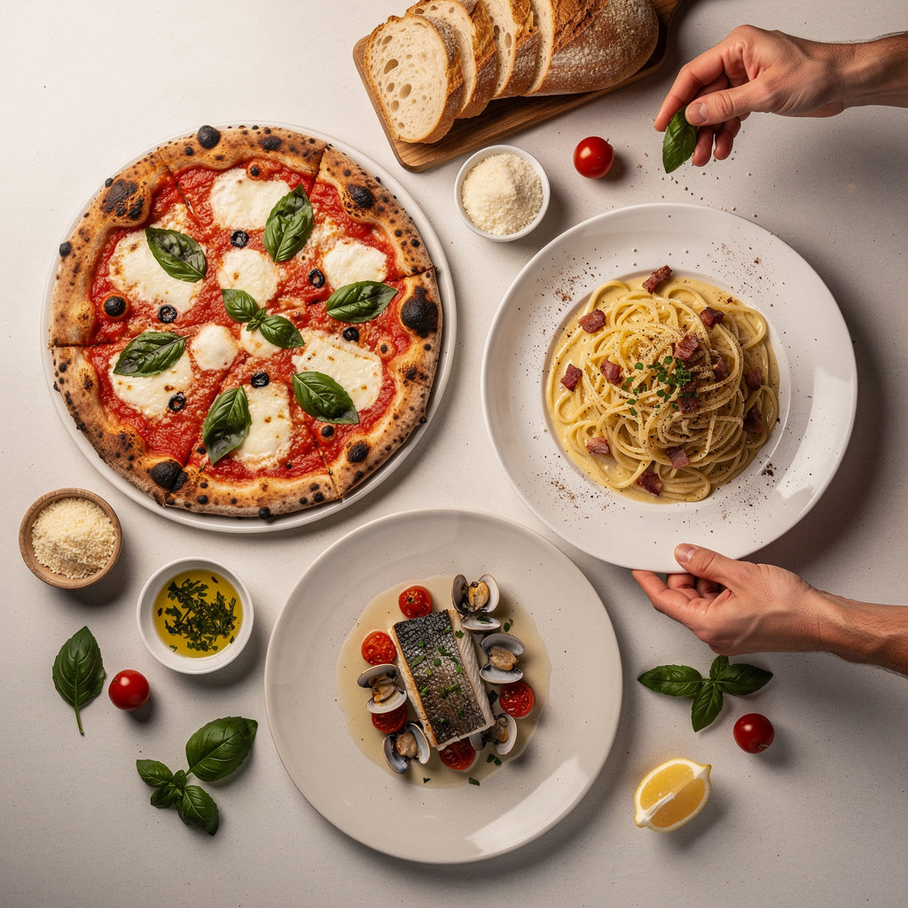 Felice Midrand fresh Italian pizza and pasta menu showcase